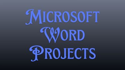 Microsoft Word Projects